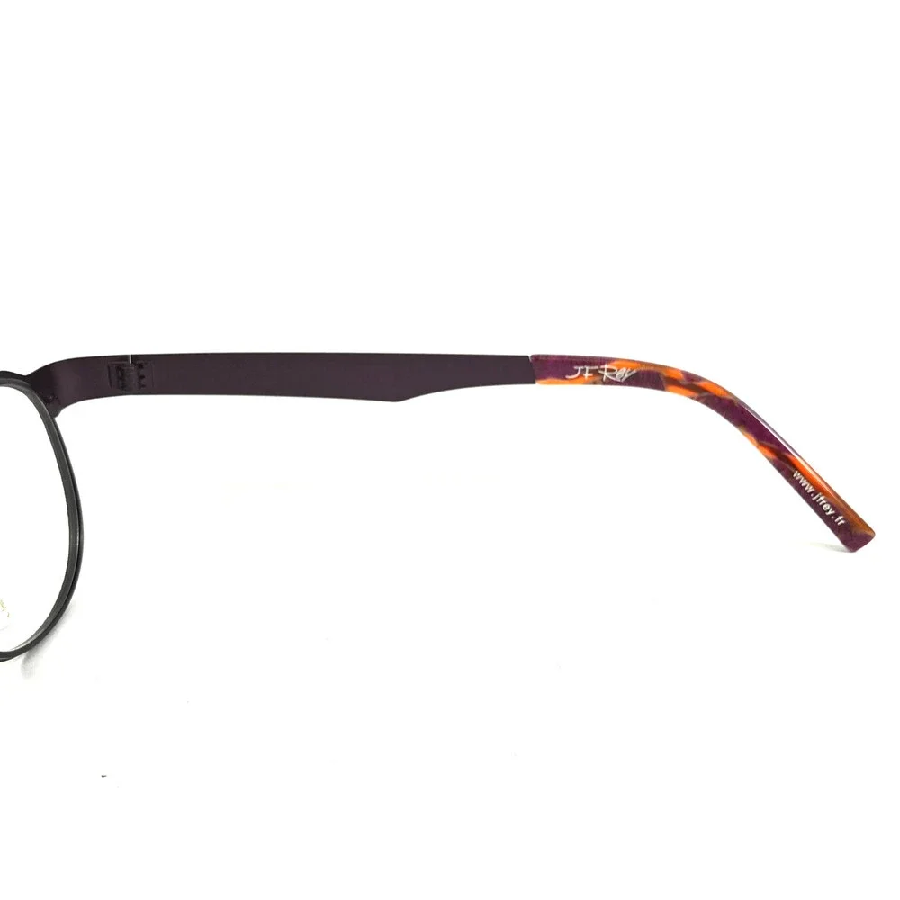 J.F. Rey Eyeglasses Frames JF2600 7979 Matte Purple Textured Ribbed 45-23-135